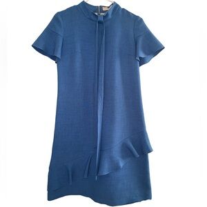 Vintage Vilonna Blue Dress Size 36 (Small)